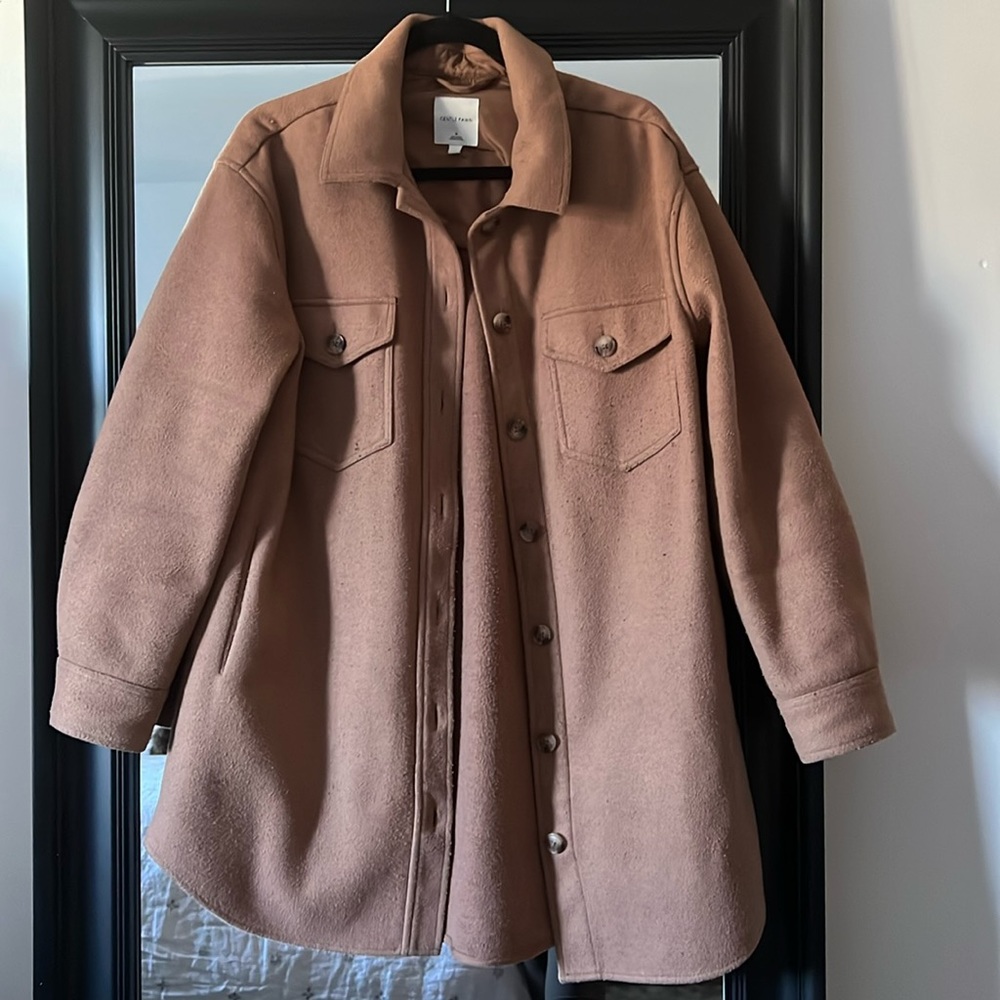 Gentle fawn shacket